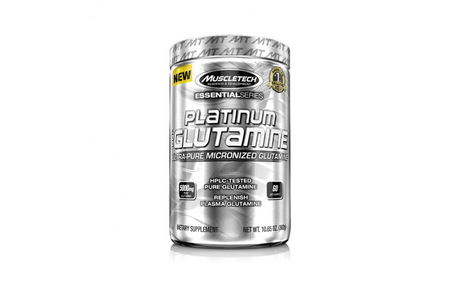 Platinum 100% Glutamine (302 g, unflavored)