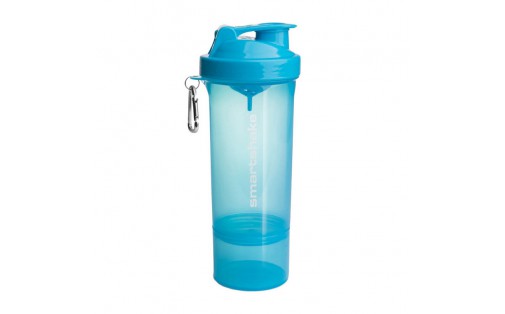 SmartShake Slim NEON Blue (500 ml, blue)