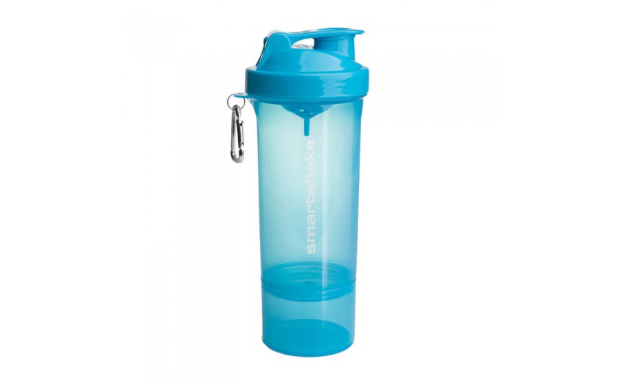 SmartShake Slim NEON Blue (500 ml, blue)