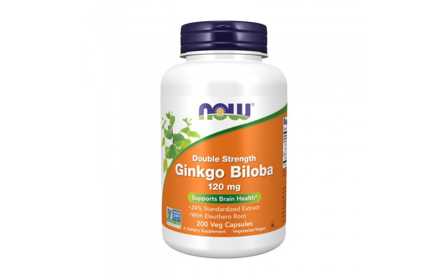 Ginkgo Biloba 120 mg Double Strength (200 veg caps)