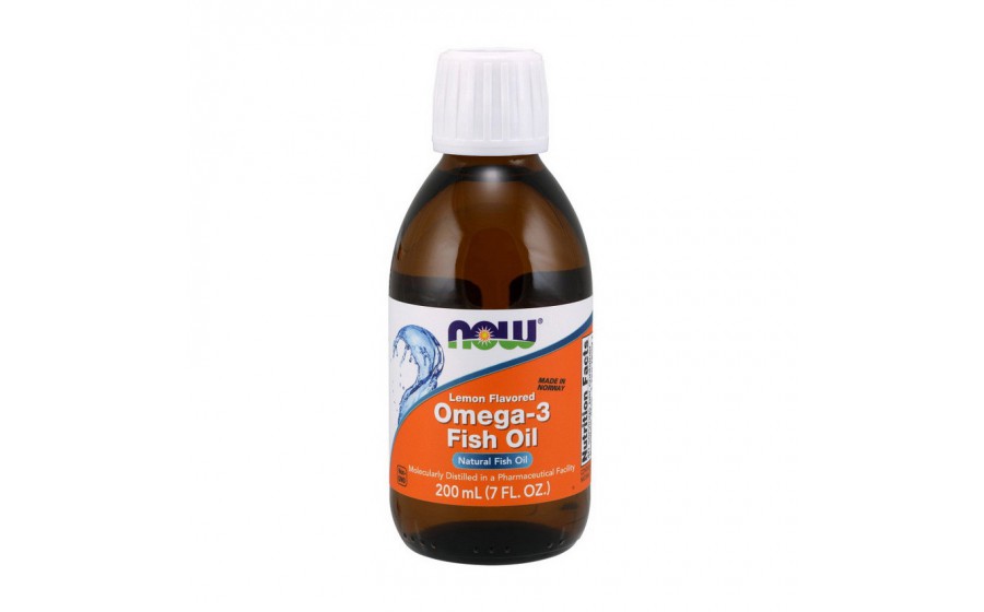 Omega-3 Fish Oil (200 ml, lemon)