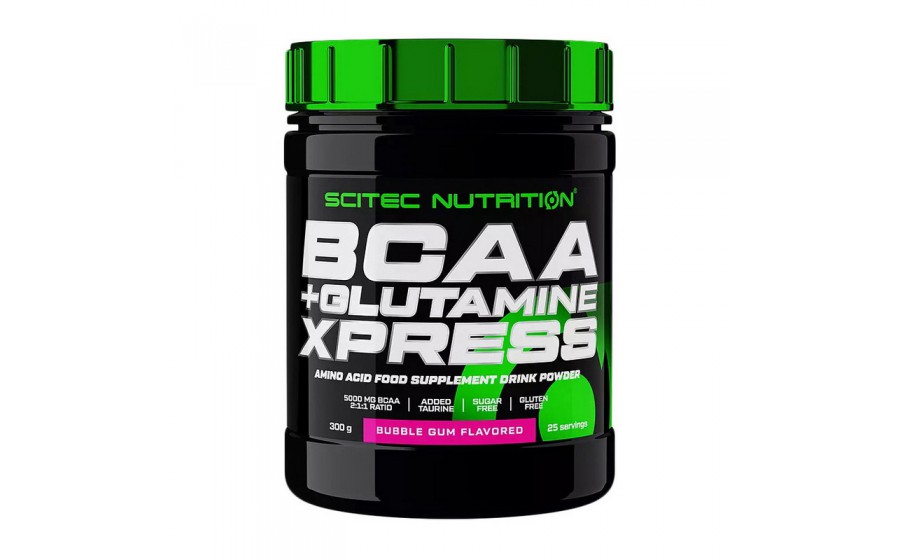 BCAA + Glutamine Xpress (300 g, lime)