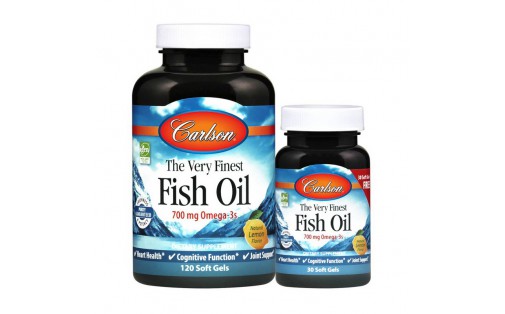 The Very Finest Fish Oil (120+30 soft gels, lemon)