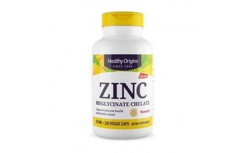 Zinc Bisglycinate Chelate 50 mg (120 veg caps)