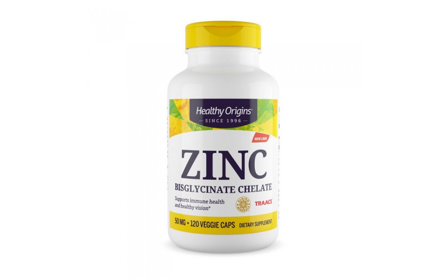 Zinc Bisglycinate Chelate 50 mg (120 veg caps)