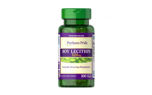 Soy Lecithin 520 mg (100 softgels)