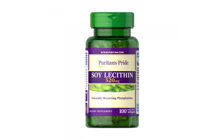 Soy Lecithin 520 mg (100 softgels)