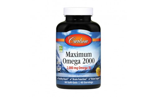 Maximum Omega 2000 mg (90 soft gels, natural lemon)