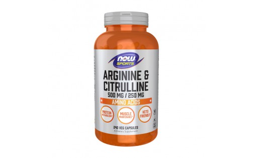 Arginine & Citrulline 500 mg/250 mg (240 veg caps)