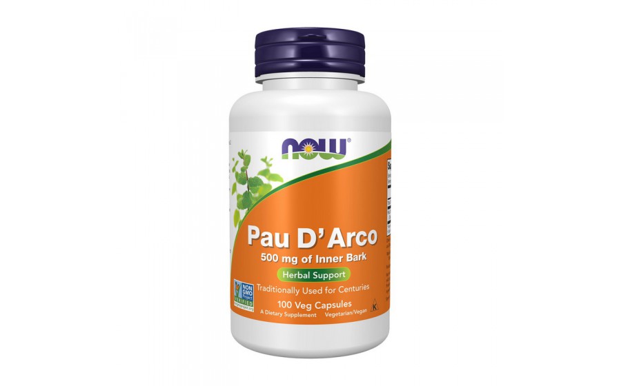 Pau D'Arco 500 mg of Inner Bark (100 veg caps)