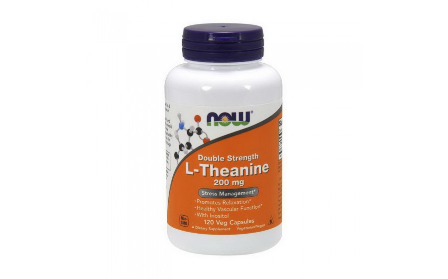 L-Theanine 200 mg Double Strength (120 veg caps)