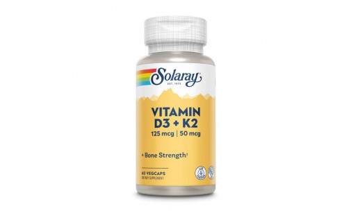 Vitamin D3+K2 (soy free) (60 veg caps)