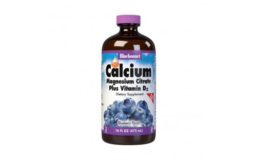 Calcium, Magnesium Citrate, Plus Vitamin D3 (472 ml, strawberry)