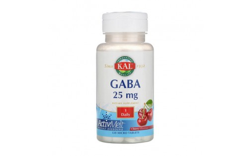 GABA 25 mg (120 micro tabs, cherry natural)