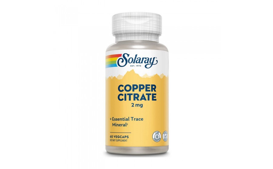 Copper Citrate 2 mg (60 veg caps)