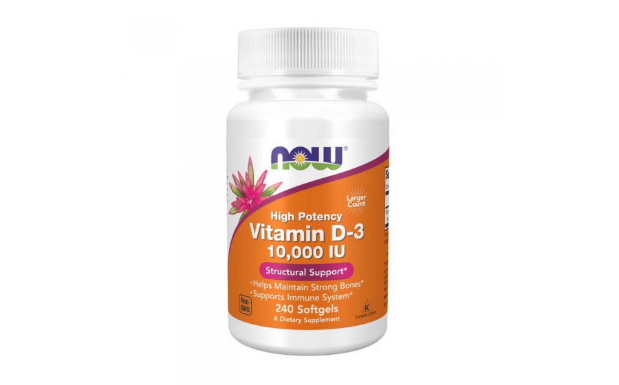 Vitamin D-3 250 mcg (10,000 IU) (240 softgels)