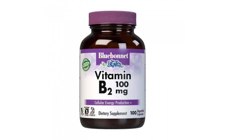 Vitamin B2 100 mg (100 veg caps)