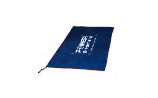 Fitness Towel PS-7005 (100*50 cm, black/blue)