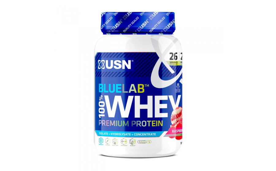 Blue Lab 100% Whey Premium Protein (908 g, raspberry ripple)