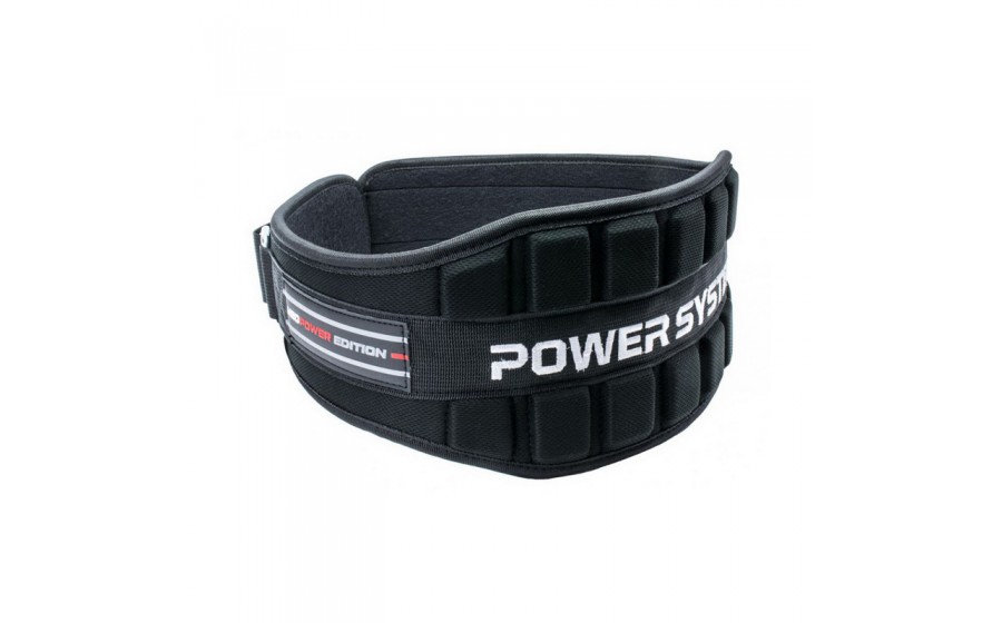 Power System Belt PS-3230 Black/Red (M size)