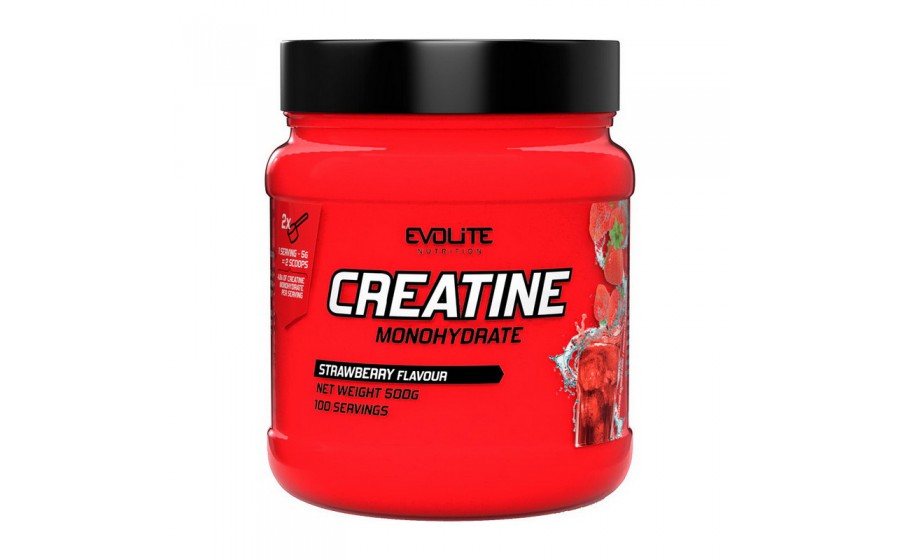 Creatine Monohydrate (500 g, strawberry)