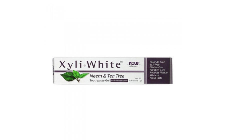 Xyli White Toothpaste Gel Neem & Tea (181 g, mint)