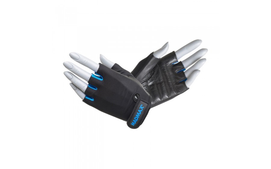 Rainbow Workout Gloves Black/Turquoise MFG-251 (S size)