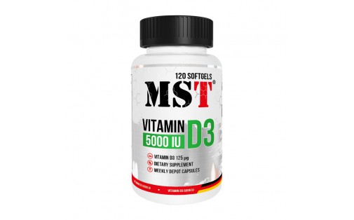 Vitamin D3 5000 IU (125 mcg) (120 softgels)