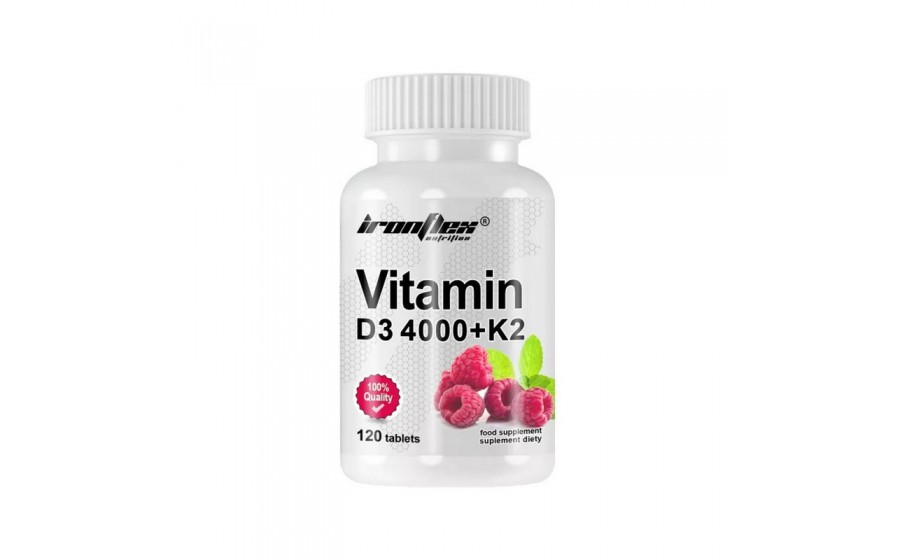 Vitamin D3 4000+K2 (120 tab)