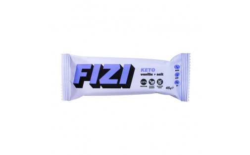 Fizi Keto Protein Bar (45 g, vanilla + salt)