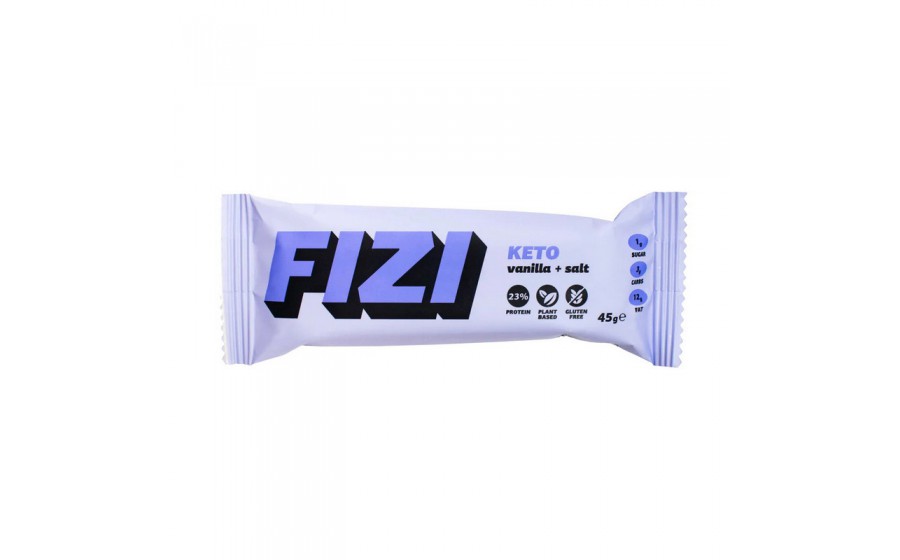 Fizi Keto Protein Bar (45 g, vanilla + salt)