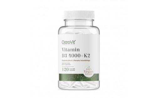 Vitamin D3 4000 + K2 (120 caps)