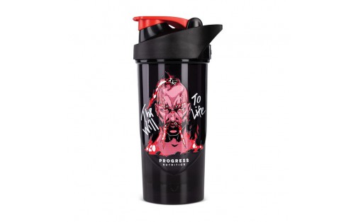 Shieldmixer Shaker The Will To Life (700 ml, black/red)