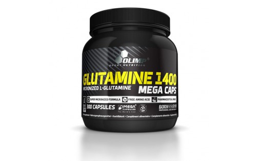 L-Glutamine 1400 mega caps (300 caps)