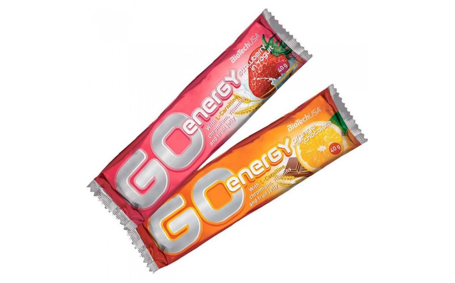 Go Energy Bar (40 g, strawberry in yogurt)