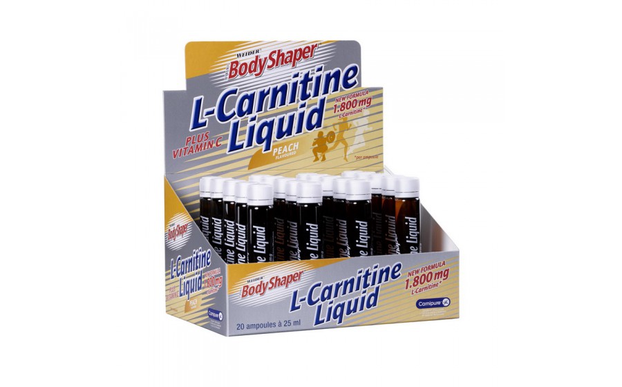 L-Carnitine Liquid (40 x 25 ml, citrus)