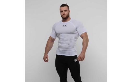 Компрессионная футболка Sportfaza Premium WHT (S size)