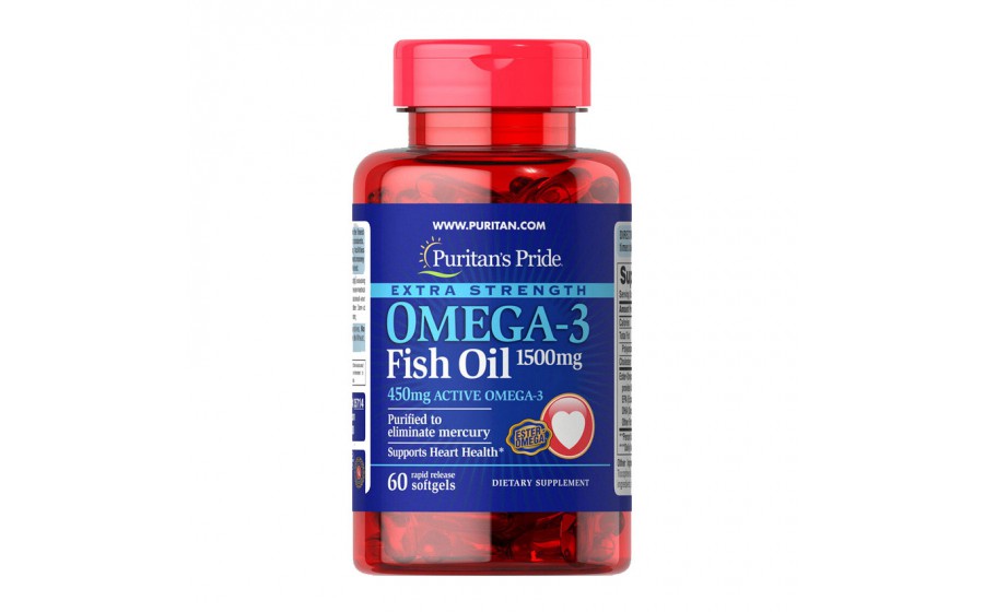 Omega-3 Fish Oil 1500 mg (60 softgels)