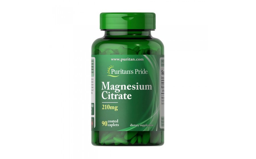 Magnesium Citrate 210 mg (90 caplets)