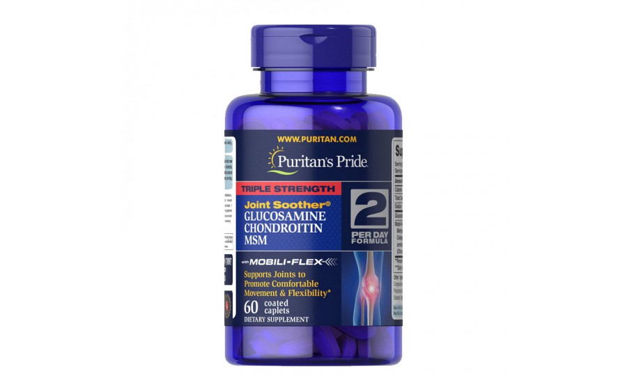 Triple Strength Glucosamine & Chondroitin with MSM (60 caplets)