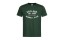 Barbell Club Fitted T-Shirt (L size, green/white)