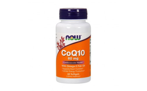 CoQ10 60 mg with Omega-3 (60 softgels)