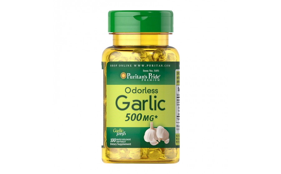 Odorless Garlic 500 mg (100 softgels)