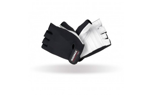 Basic Workout Gloves White/Black MFG-250 (M size)