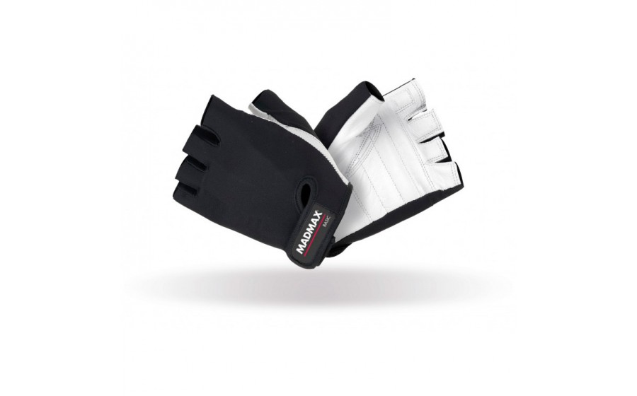 Basic Workout Gloves White/Black MFG-250 (M size)