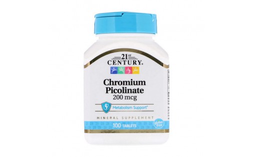 Chromium Picolinate 200 mcg (100 tabs)