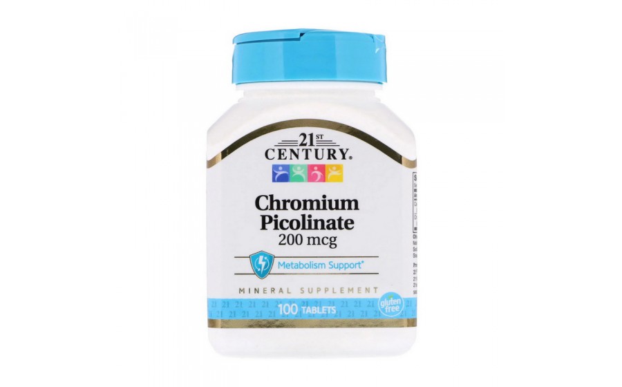 Chromium Picolinate 200 mcg (100 tabs)