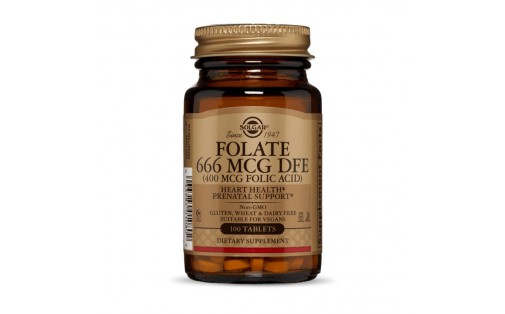 Folate 666 mcg DFE (Folic Acid 400 mcg) (100 tabs)