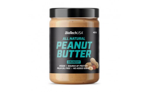 All Natural Peanut Butter (400 g, crunchy)