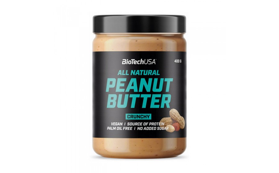 All Natural Peanut Butter (400 g, crunchy)